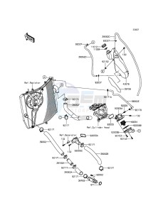 NINJA ZX-10R ABS ZX1000KFF FR XX (EU ME A(FRICA) drawing Water Pipe