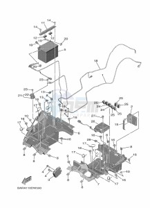 YXF850ES YX85FPSP (BARM) drawing ELECTRICAL 2