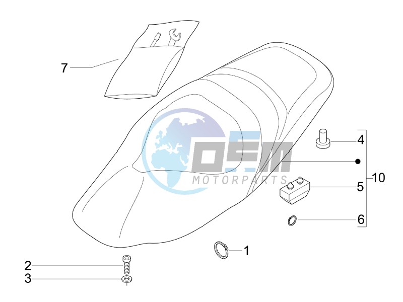 Saddle seats - Tool roll