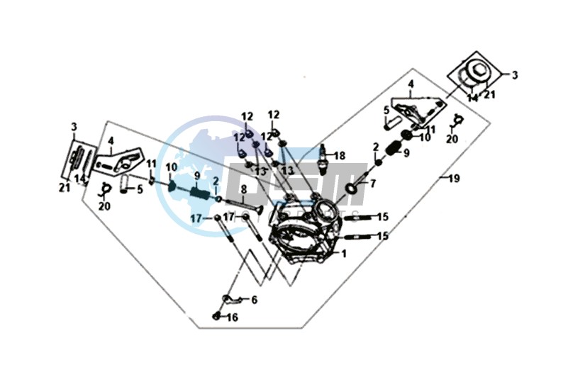 CYLINDER HEAD KPL.