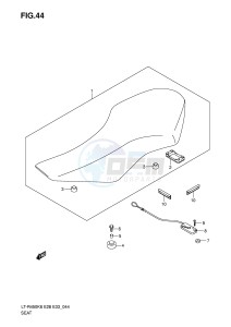 LT-R450 (E28-E33) drawing SEAT