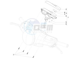 LX 150 4T ie USA drawing Meter combination - Cruscotto