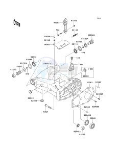 KVF 650 D ([BRUTE FORCE 650 4X4] (D6F-D9F) D6F drawing SWINGARM