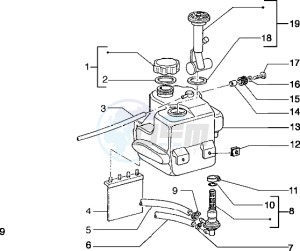 Typhoon 50 X drawing Fuel Tank