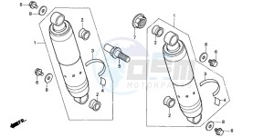 NV750C2 drawing REAR CUSHION