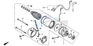 CMX250C REBEL drawing STARTER MOTOR