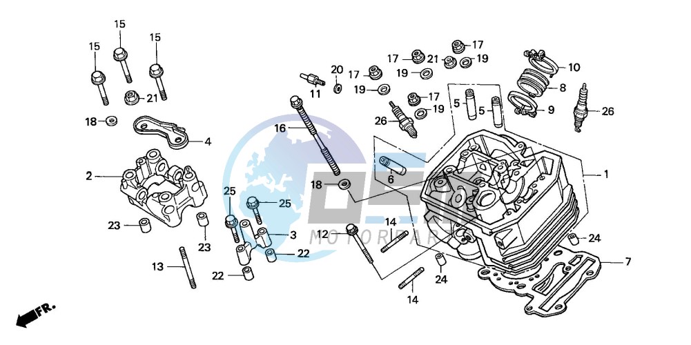 FRONT CYLINDER HEAD