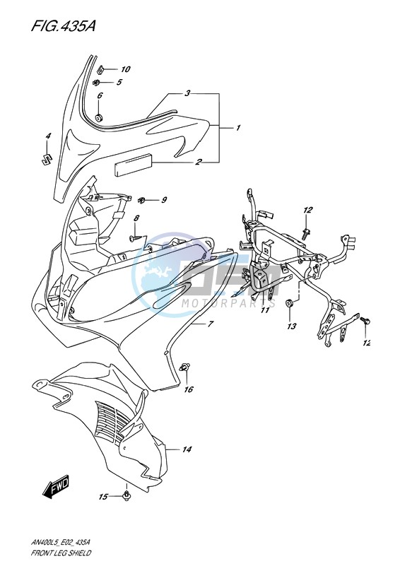 FRONT LEG SHIELD