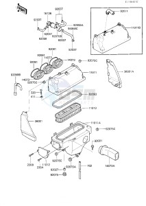 ZN 1300 A [VOYAGER] (A5-A6) [VOYAGER] drawing AIR CLEANER