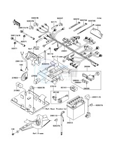 KVF650 4x4 KVF650D8F EU GB drawing Chassis Electrical Equipment