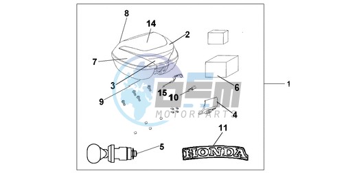 TOP BOX 35 L BLACK