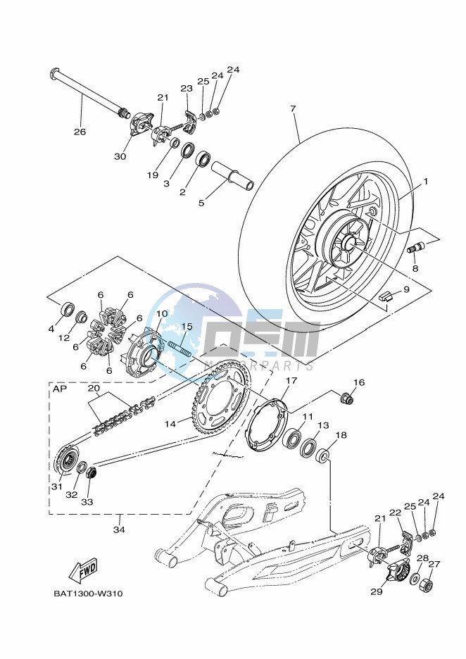 REAR WHEEL