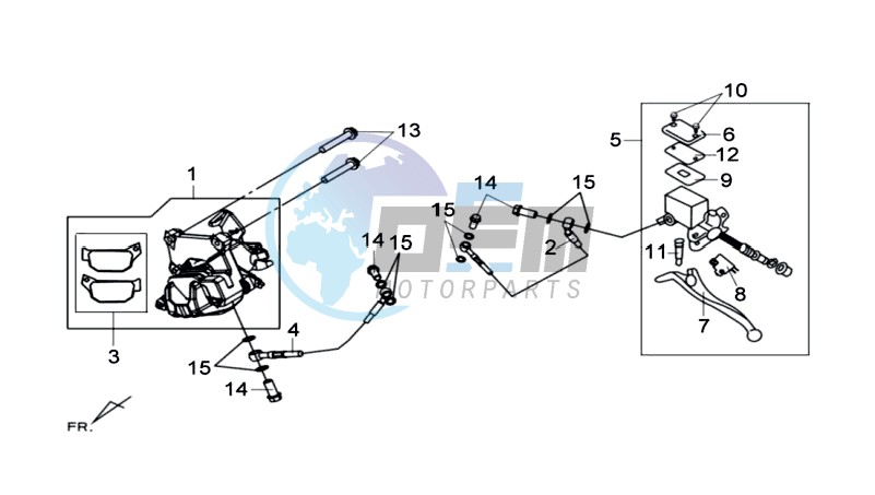 REAR BRAKE CALIPER