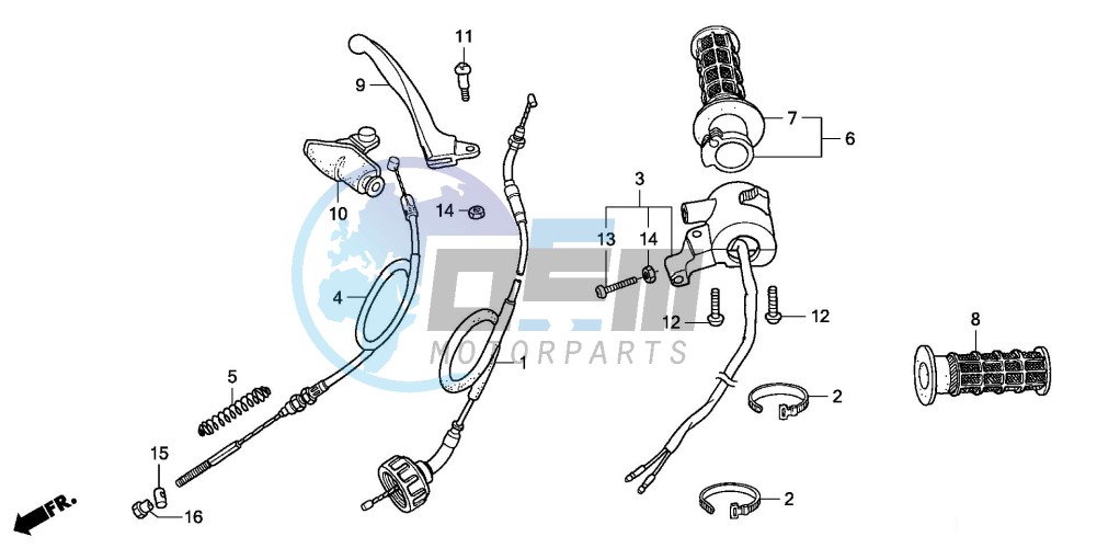 HANDLE LEVER/SWITCH/CABLE