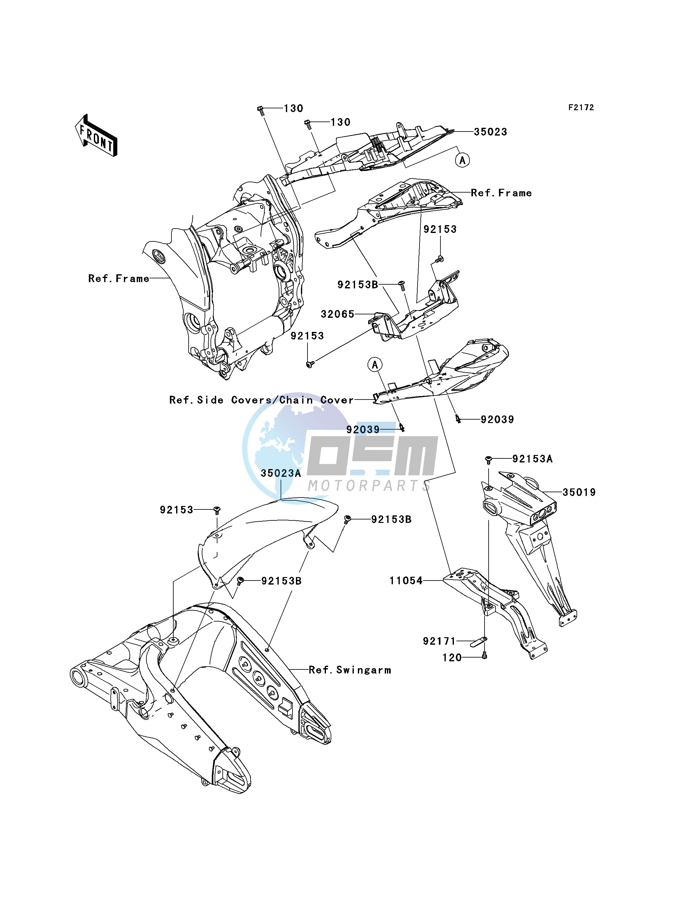 REAR FENDER-- S- -