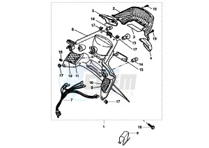 BW'S NEXT GENERATION 50 drawing TAILLIGHT-PLATE HOLDER