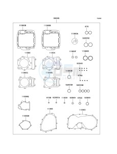 VN 800 A [VULCAN 800] (A10-A11) [VULCAN 800] drawing GASKET KIT