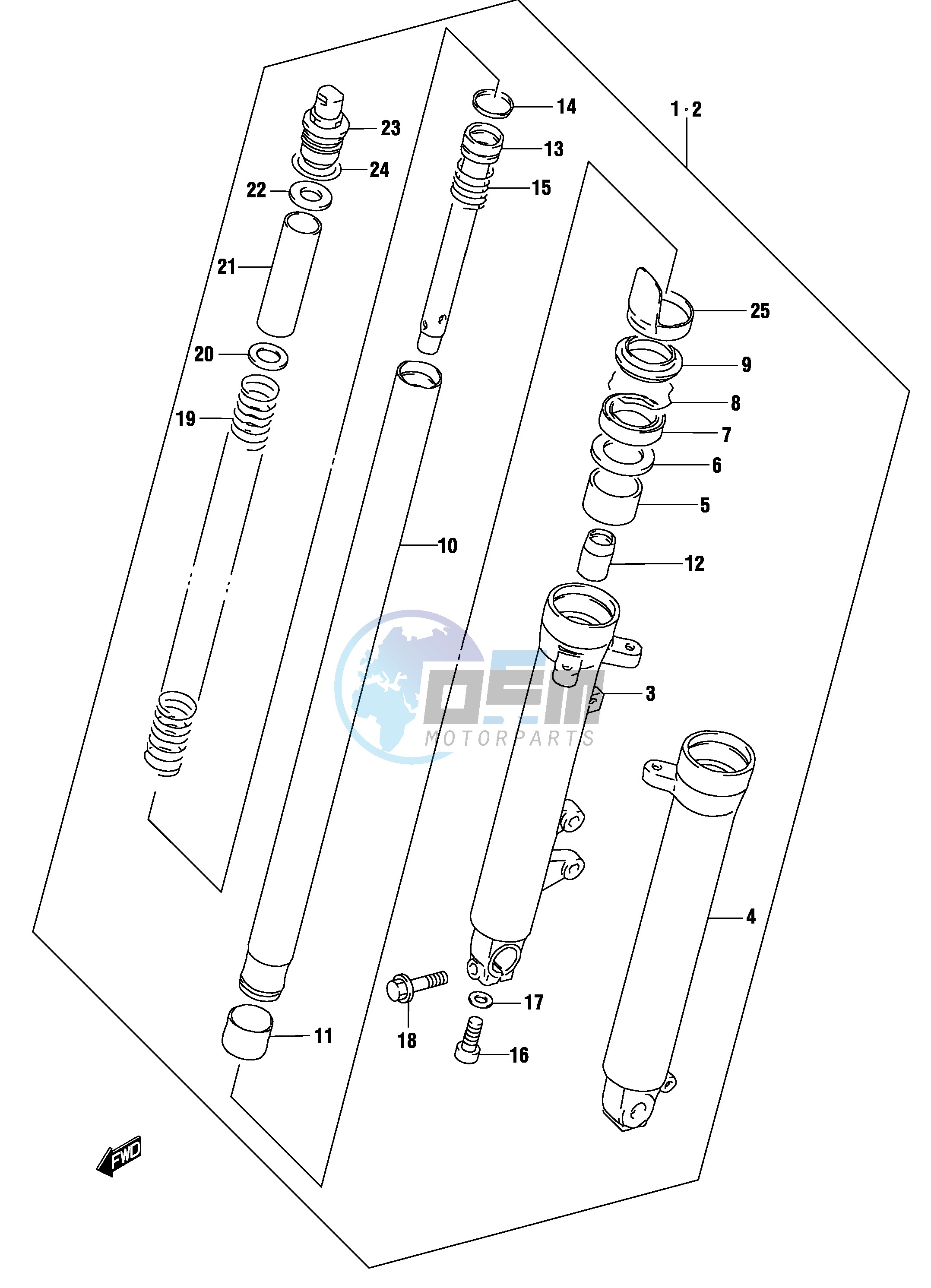 FRONT DAMPER (MODEL K3)