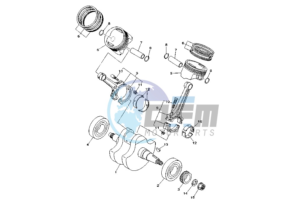 CRANKSHAFT PISTON