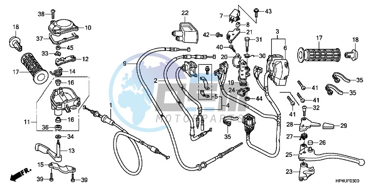 HANDLE LEVER/SWITCH/CABLE