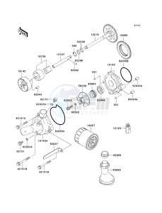 ZX 900 C [NINJA ZX-9R] (C1-C2) [NINJA ZX-9R] drawing OIL PUMP_OIL FILTER