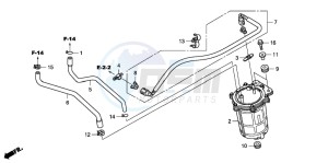 VT750C drawing FUEL PUMP