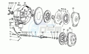 V 50 III 500 Pol. - PA VechioTipo Pol./PA VechioTipo drawing Clutch