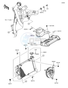 VULCAN S ABS EN650EHF XX (EU ME A(FRICA) drawing Radiator