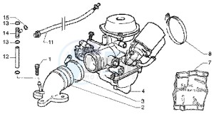 Super Hexagon 125 gtx 12 inch drawing Carburettor