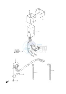 DF 9.9 drawing PTT Switch w/Remote Control