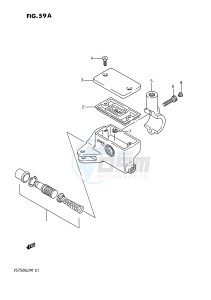 VS750GL (E1) INTRUDER drawing FRONT MASTER CYLINDER (VS750GLFJ GLFK GLFL GLFM)