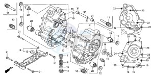 FJS600D SILVER WING drawing CRANKCASE