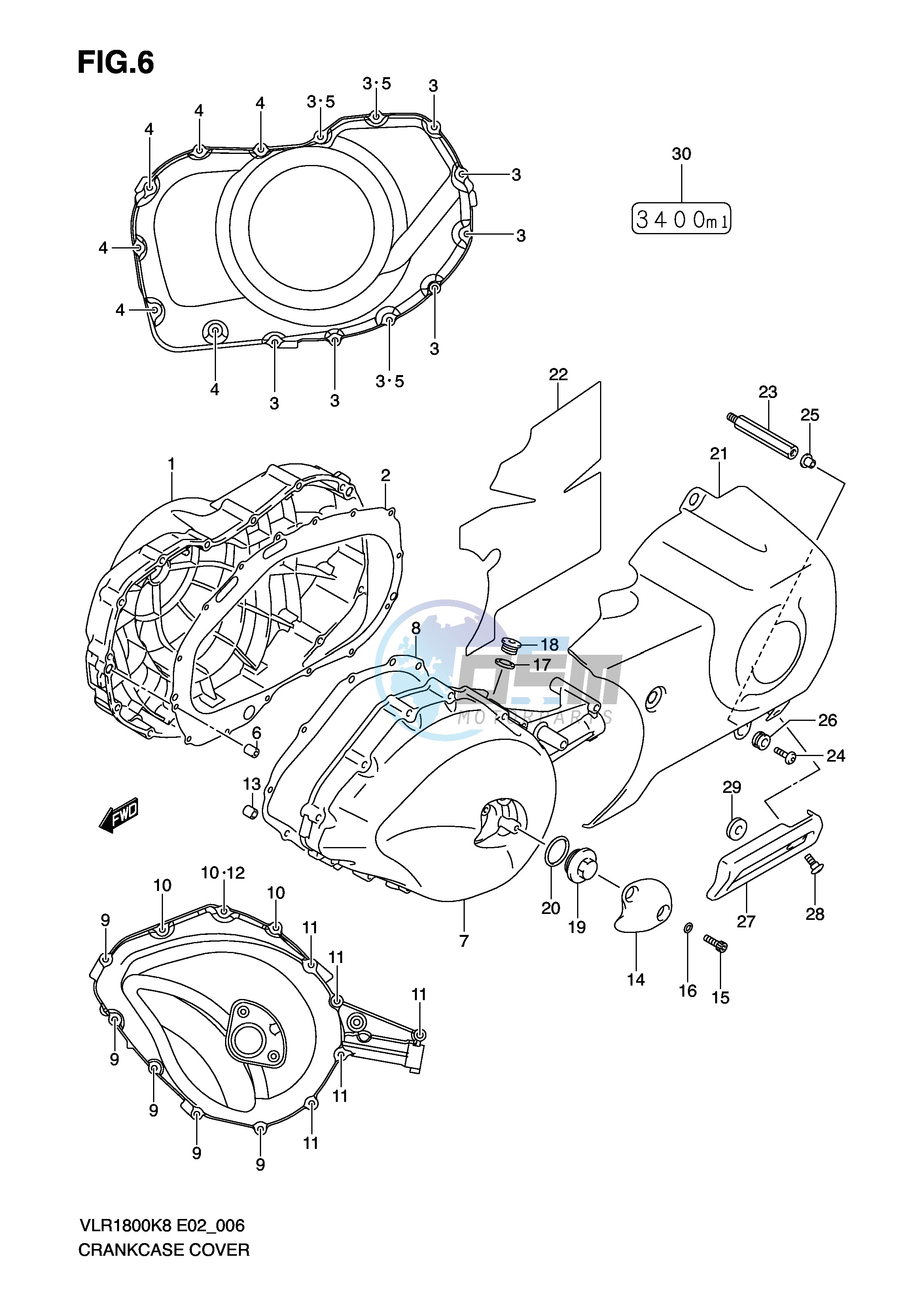 CRANKCASE COVER