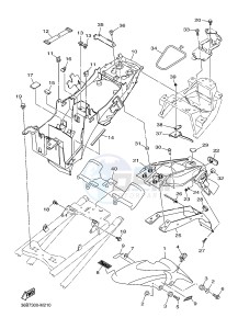 XJ6N ABS 600 XJ6-N (NAKED, ABS) (36B7 36B8) drawing FENDER