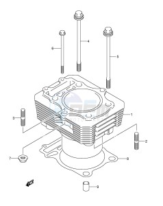 LT-F400 (E24) drawing CYLINDER