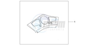 VFR800A9 Ireland - (EK / ABS MME) drawing METER PANEL