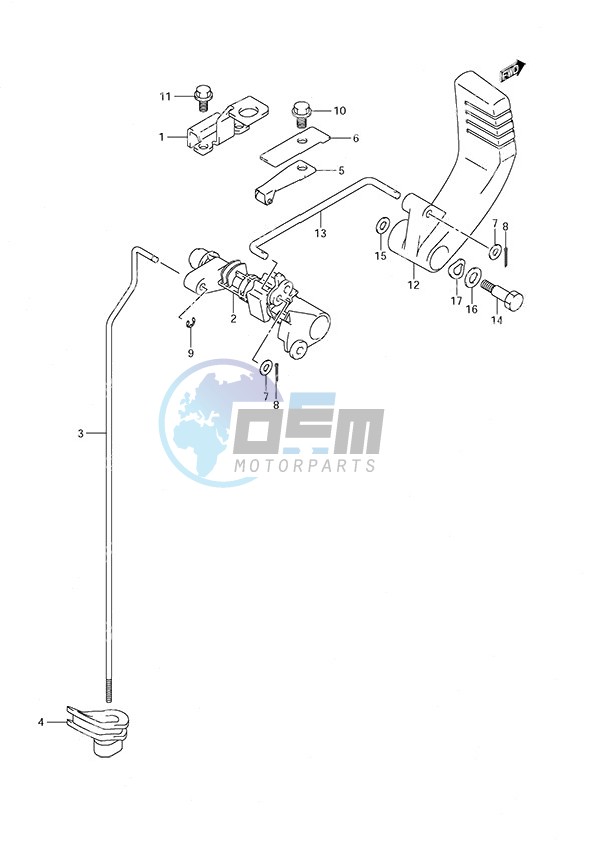 Clutch Shaft Non-Remote Control