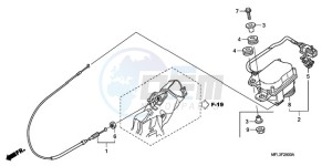 CBR1000RR9 KO / HRC MK drawing SERVO MOTOR