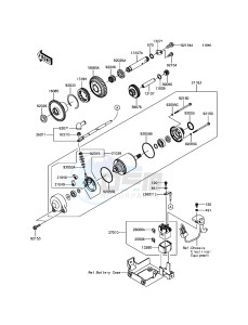 ZZR1400 ABS ZX1400JGF GB XX (EU ME A(FRICA) drawing Starter Motor