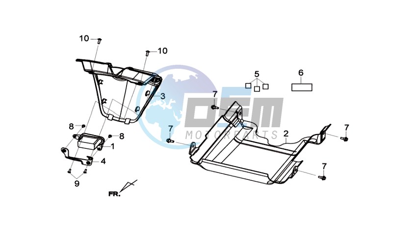 REAR FENDER / INNER SHIELD