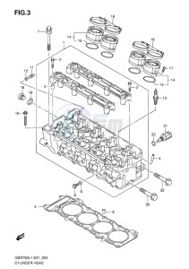 GSR750 EU drawing CYLINDER HEAD