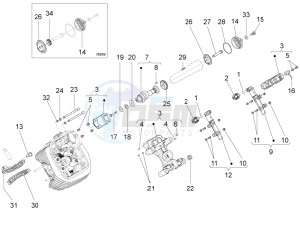 California 1400 Touring SE ABS 1380 USA CND drawing Distrib. cilinder li