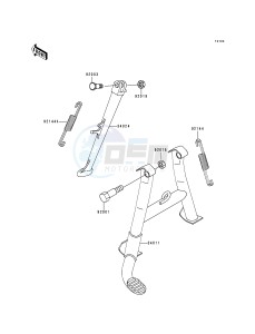 ZR 750 C [ZEPHYR 750] (C1-C3) [ZEPHYR 750] drawing STAND