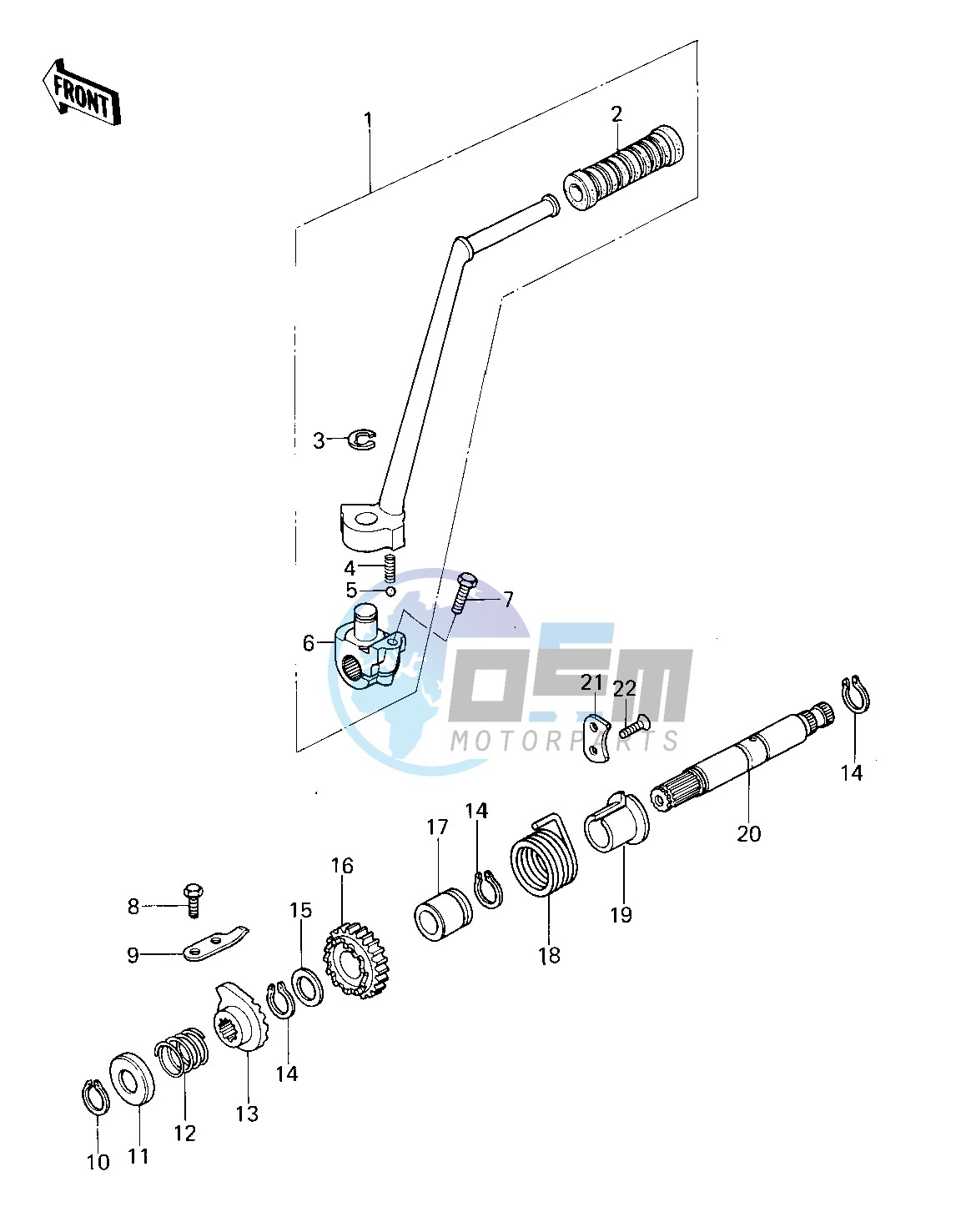 KICKSTARTER MECHANISM