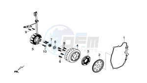 MAXSYM 600I drawing MAGNETO / FLYWHEEL