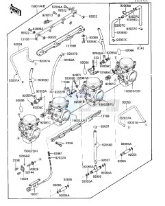 ZG 1000 A [CONCOURS] (A1-A3) [CONCOURS] drawing CARBURETOR