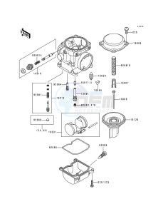 EX 500 D [NINJA 500] (D1-D5) [NINJA 500] drawing CARBURETOR PARTS