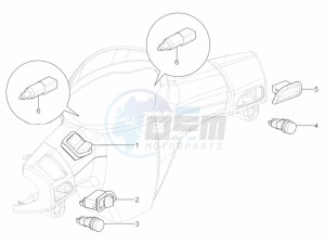 Typhoon 50 2T E2 (EMEA) drawing Selectors - Switches - Buttons