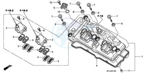 CBR1000RR9 France - (F / MK) drawing CYLINDER HEAD COVER