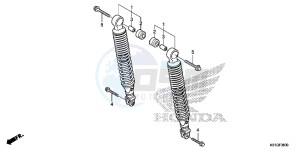 SH125DG SH125D E drawing REAR CUSHION